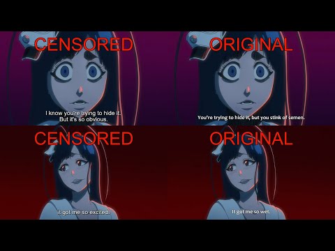 Bleach TYBW Episode 22 Censored Version VS Original version