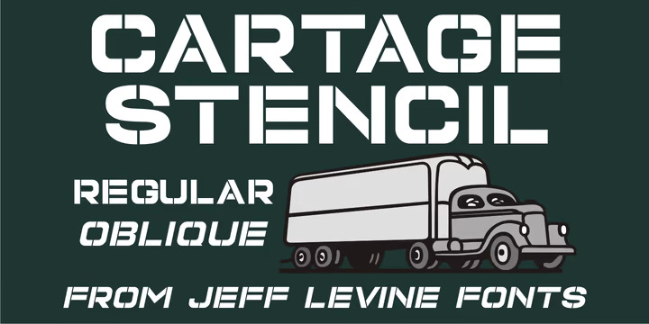 Cartage Stencil JNL