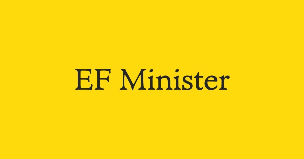 Minister EF™