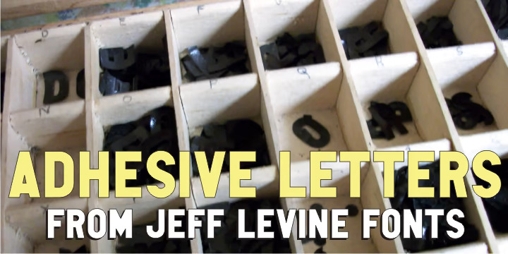 Adhesive Letters JNL