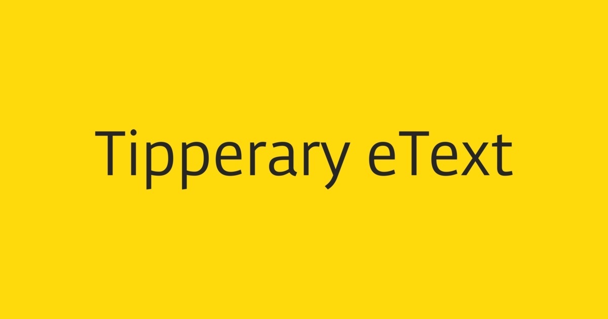 Tipperary™ eText