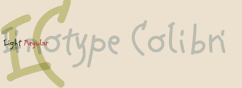 Linotype Colibri™