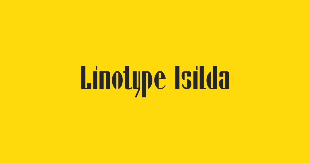 Linotype Isilda™