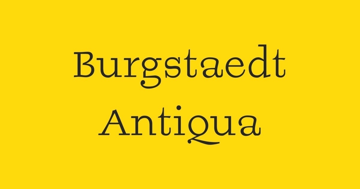 Burgstaedt Antiqua™