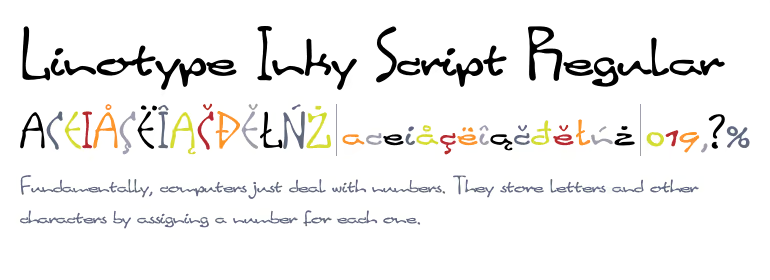 Linotype Inky Script™