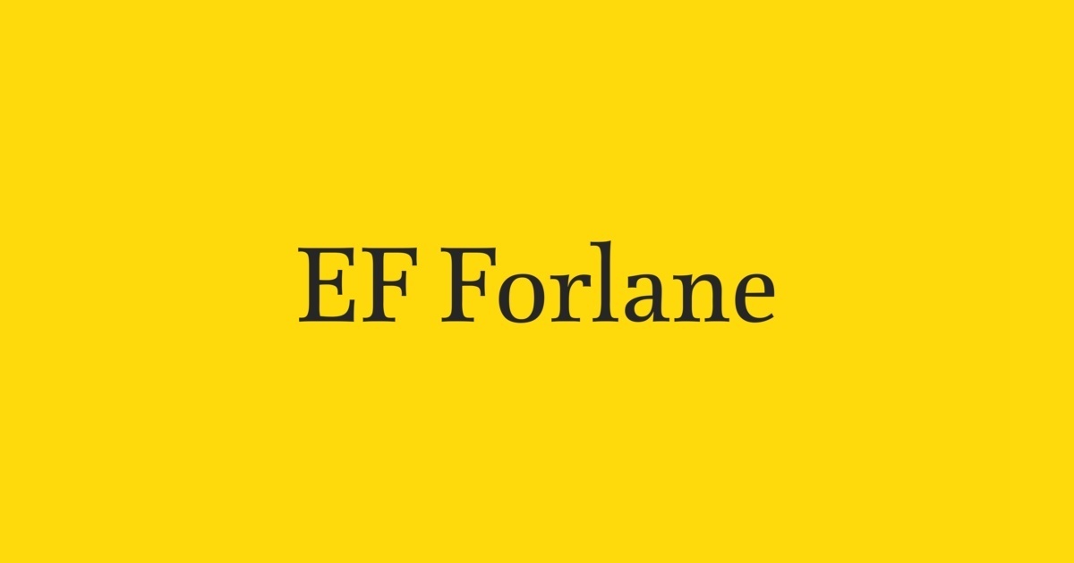 Forlane EF™