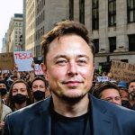 Elon Musk Enfrenta una Masiva Reacción: Los Protestantes Redoblan Esfuerzos mientras las Ventas de Tesla Caen y el Conflicto con Trump Estalla