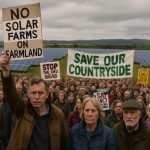 El enfrentamiento de la granja solar estalla en el campo del Reino Unido: miles protestan contra la controvertida apropiación de tierras